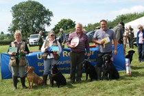 Novice & Open Walked Up Working Test Sunday 1stSeptember 2013 at Myrtle Farm, Wookey Hole, Somerset