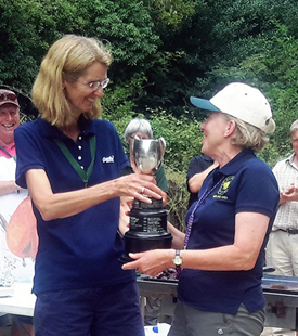 Carol Probert Being Presented By Mrs James